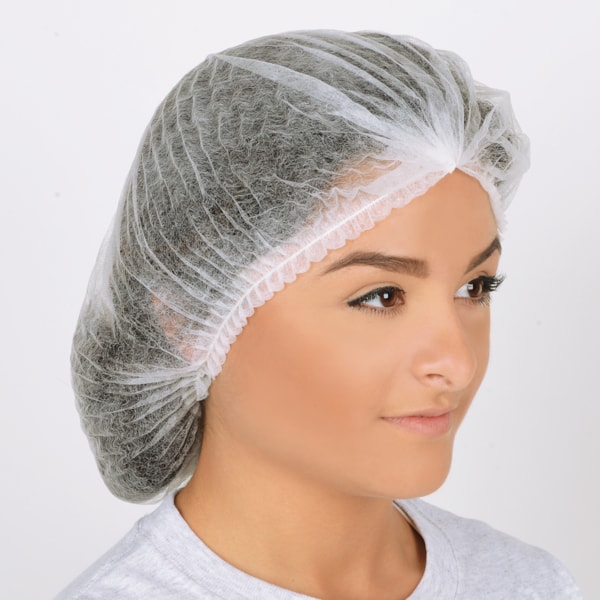 21" Pleated Bouffant PolyLite® Head Covers, 100/Pack