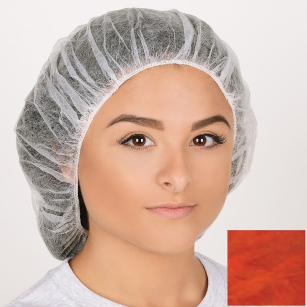 21" Bouffant Head Covers, 100/Pack