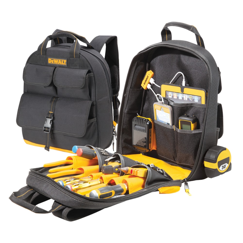 23-Pocket USB Charging Tool Backpack