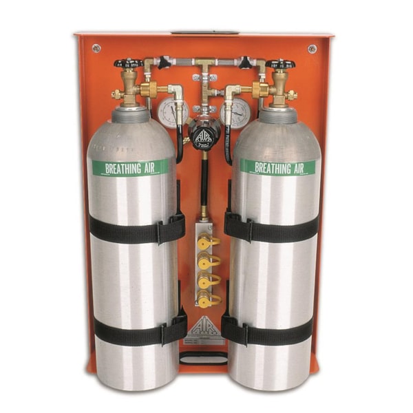 2-Cylinder PORTA-PAK™ Tray Assembly, 4 Outlets, 4500 PSI, Cylinders Sold Separately
