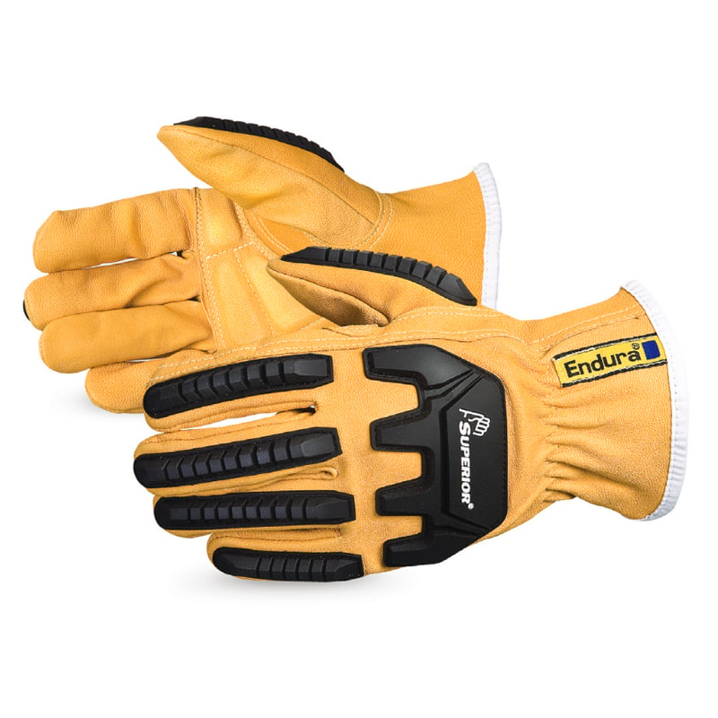 Endura® Oilbloc™ Goatskin Kevlar®-Lined Anti-Impact Cut Level A5 Driver's Gloves