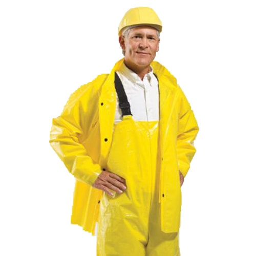 8 mil Chemical Resistant Rainwear Jacket