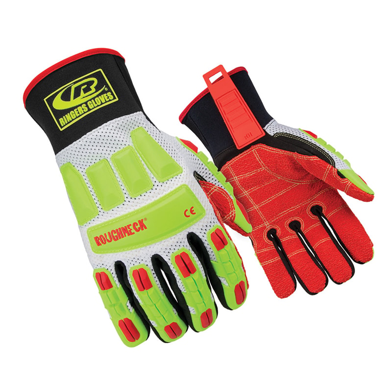 Roughneck® Heavy Duty Impact Glove Vented Mesh A3 Cut Resistant Gloves