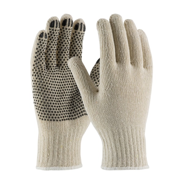 PVC Dot Palm Coated Cotton Poly String Knit Work Gloves