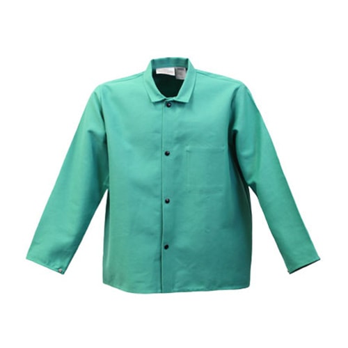 30" FR Green with Collar Welding Coat