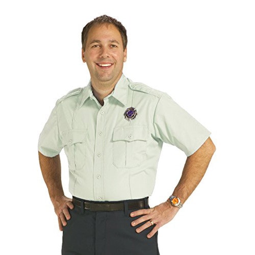 White Public Safety Style Short Sleeve Shirt