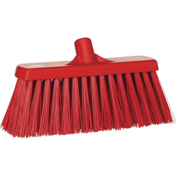 13" Heavy Duty Stiff Bristle Push Broom