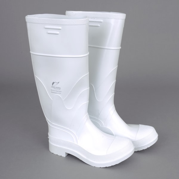 Men's 16" Plain Toe PVC Knee Boots