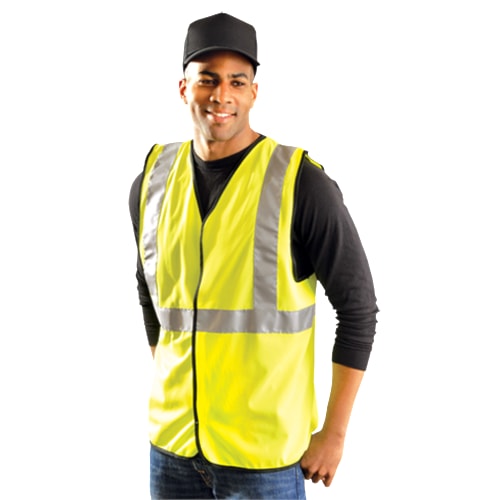 Class 2 Hi-Vis Classic Solid Standard Traffic Safety Vest