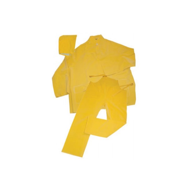 Bib with Fly, Jacket with Detachable Hood, No Vents FR 3 Piece Suit