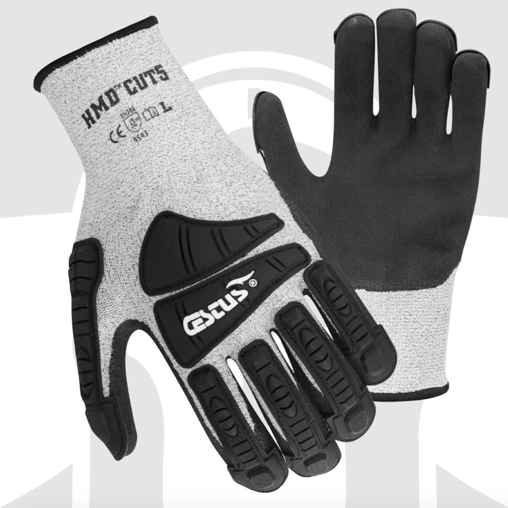 HDM™ Cut5 Nitrile Palm Coated Impact & Level 5 Cut Resistant Gloves