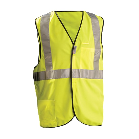 Class 2 Hi-Vis Premium Solid Break-Away Traffic Safety Vest