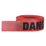 Red Danger 3" x 500' Roll Reinforced Barricade Tape thumbnail 2