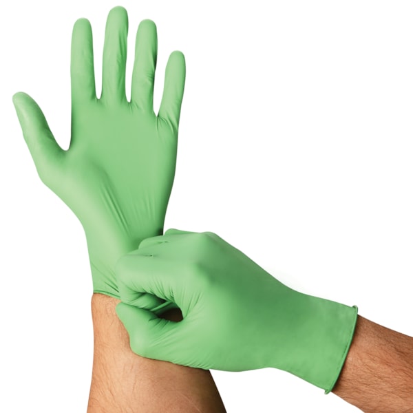 6110PF Biodegradable Disposable Nitrile Gloves 100/Box , Powder-Free