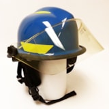 Blue Thermoplastic Fire Rescue Helmet thumbnail 1