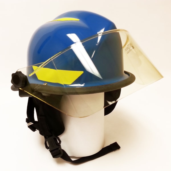 Blue Thermoplastic Fire Rescue Helmet