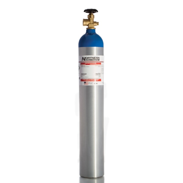 100 PPM/CO, 35% Pentane/25% LEL, 25 PPM/H2S, 19%/O2, Nitrogen Calibration Gas
