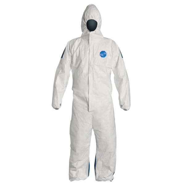 Tyvek® 400 D Hood, Elastic Wrists & Ankles Disposable Coveralls