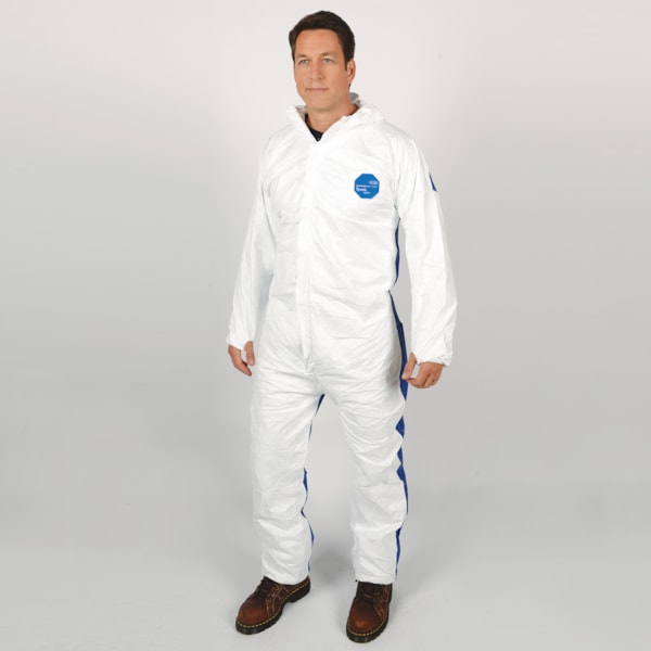 Tyvek® 400 D Hood, Elastic Wrists & Ankles Disposable Coveralls