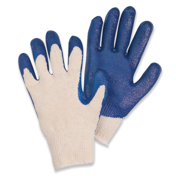 Rubber Coated String Knit Work Gloves