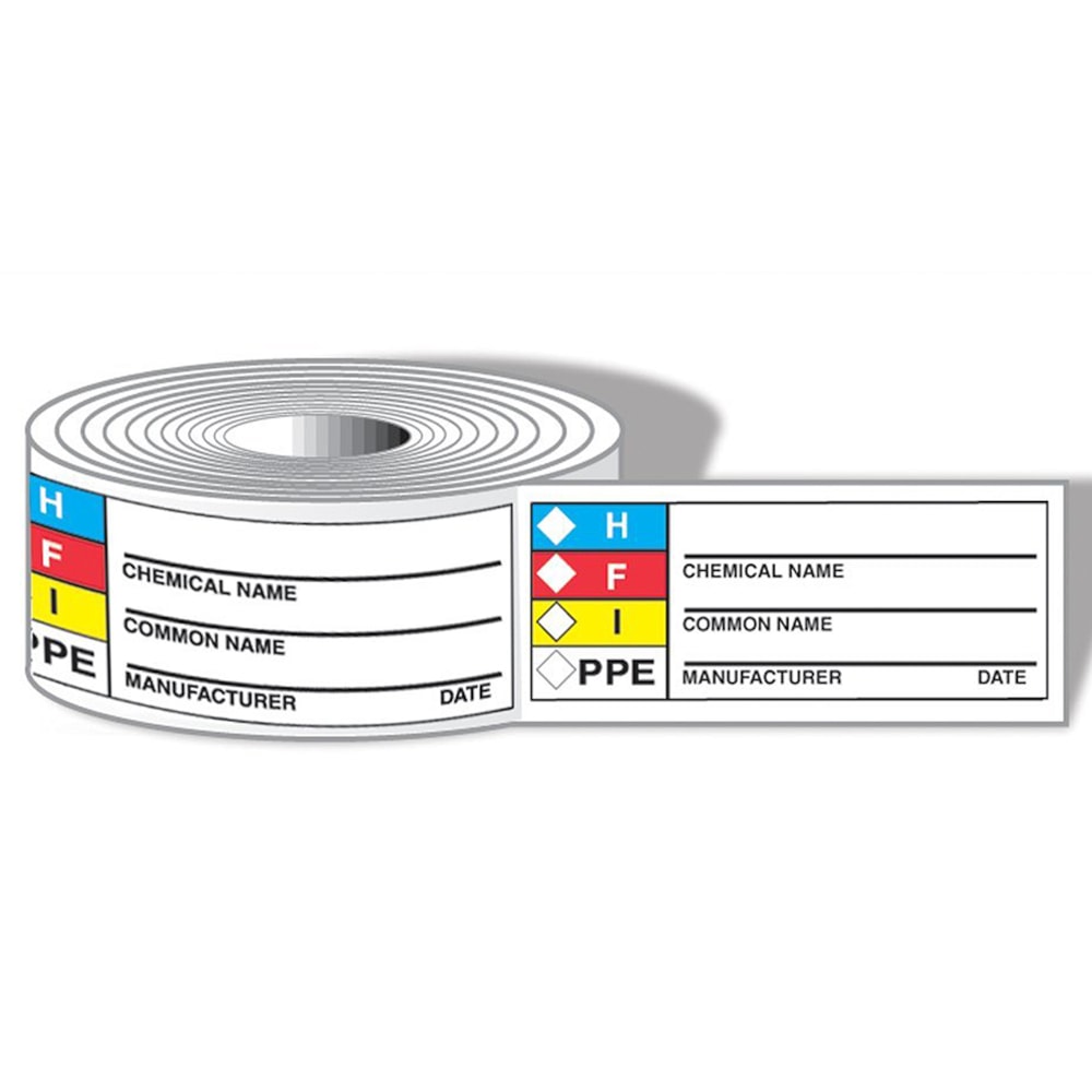 HMCIS Identifier Roll Labels Common-Chemical Identifier 500/Roll