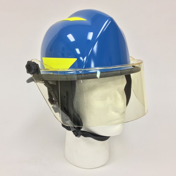 Blue Thermoplastic Fire Rescue Helmet