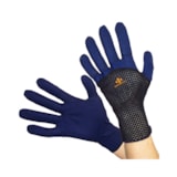 Right Hand Full Finger Polycotton Glove Liner with Nylon Mesh Back thumbnail 1