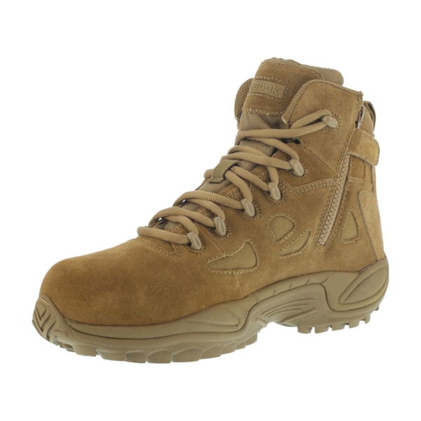 Men's Rapid Response RB 6" Coyote Composite Toe Electrical Hazard Stealth Zip Work Boots