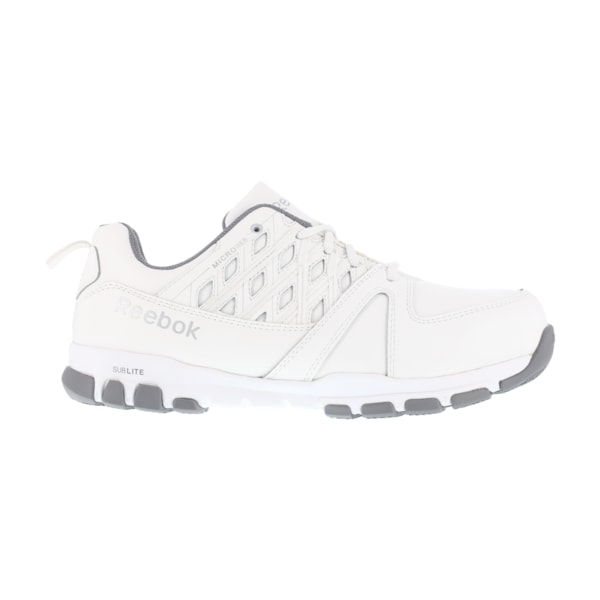 Women's Sublite Work White Steel Toe Static Dissipative Athletic Oxford Shoes