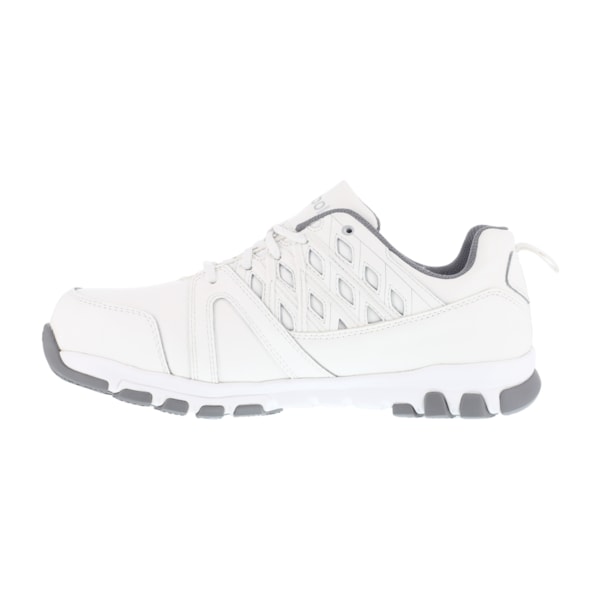 Women's Sublite Work White Steel Toe Static Dissipative Athletic Oxford Shoes
