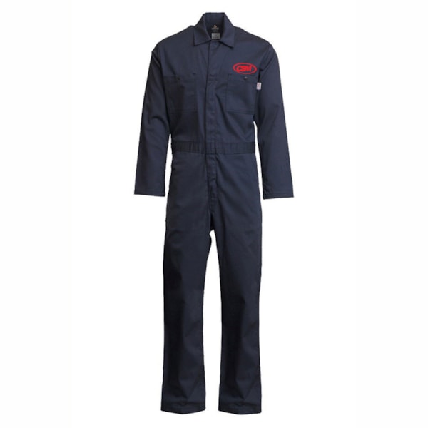 8.7 Cal 7 oz. Flame Resistant Economy FR Coveralls, Custom Product Add Your Logo