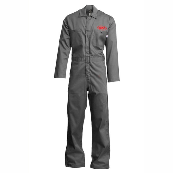 8.7 Cal 7 oz. Flame Resistant Economy FR Coveralls, Custom Product Add Your Logo