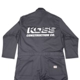8.7 Cal 7 oz. Flame Resistant Economy FR Coveralls, Custom Product Add Your Logo thumbnail 4