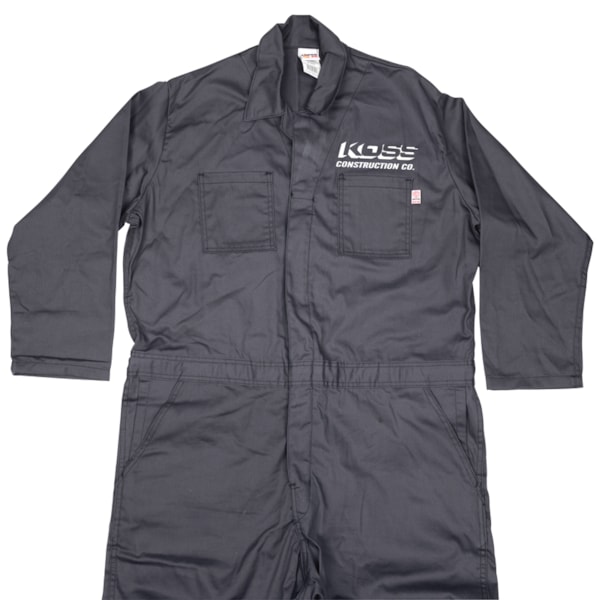 8.7 Cal 7 oz. Flame Resistant Economy FR Coveralls, Custom Product Add Your Logo