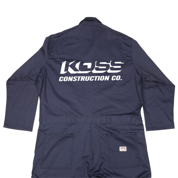 8.7 Cal 7 oz. Flame Resistant Economy FR Coveralls, Custom Product Add Your Logo