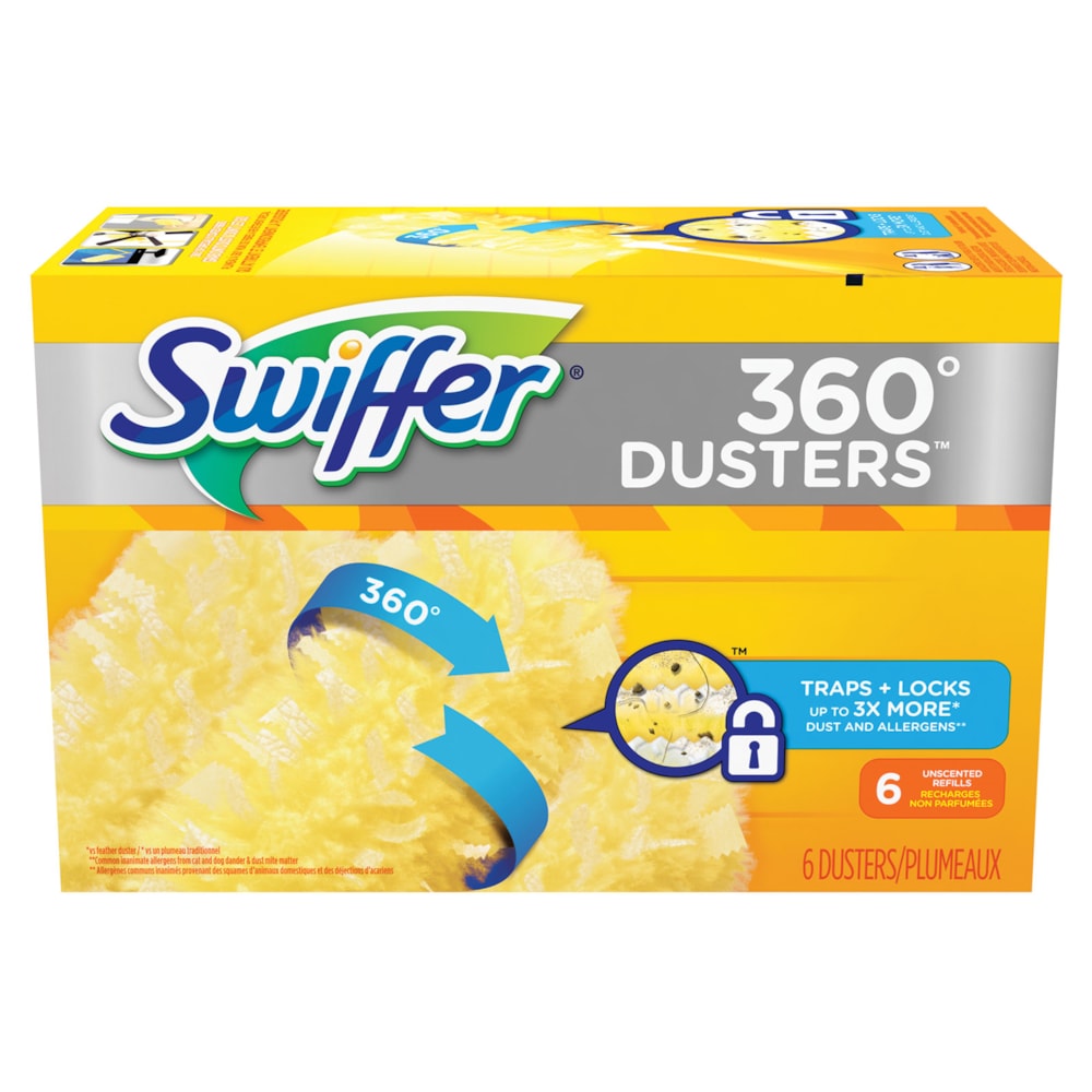 360º Unscented Dusters Refill 6/Box