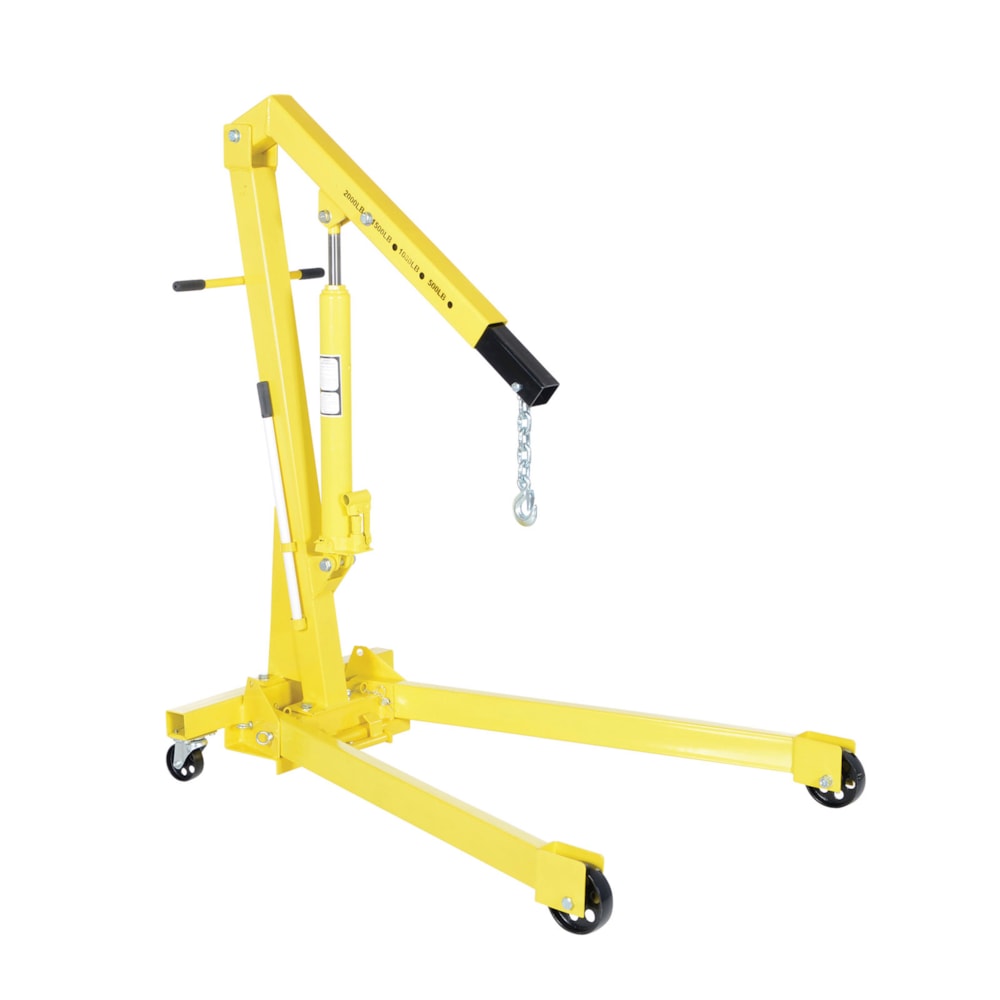 1 Ton Portable Shop Crane with Folding Legs
