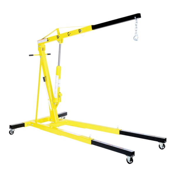 2 Ton Portable Shop Crane with Telescopic Legs