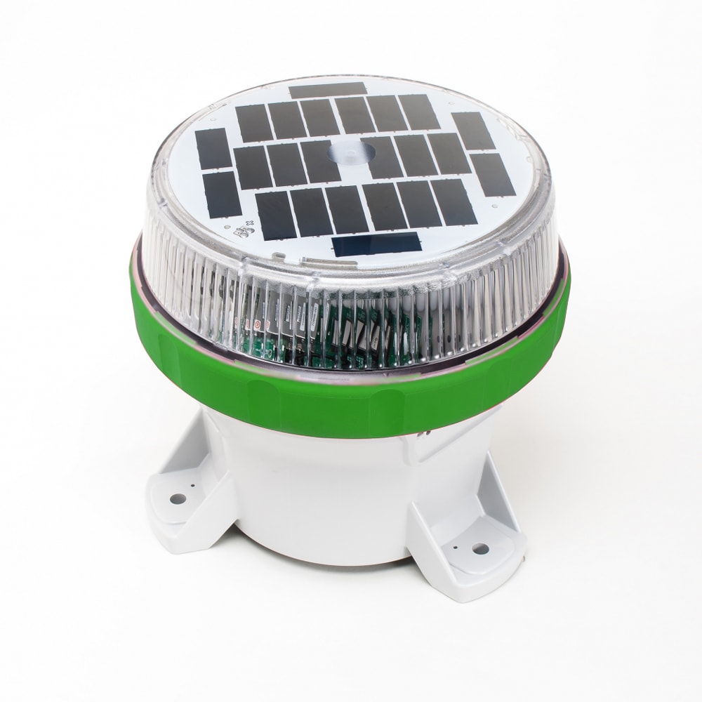 M650 Solar Marine Lantern Green Switched