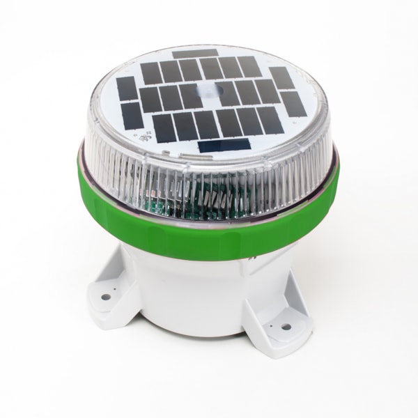 M650 Solar Marine Lantern Green Switched