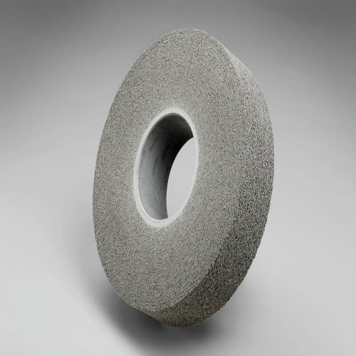 Light Deburring Convolute Wheel, 8 in x 1 in x 3 in 8S FIN, 3 per case