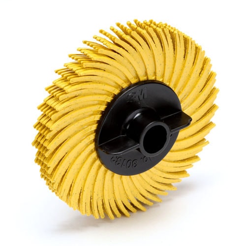 Radial Bristle Disc Thin Bristle, 2 in x 3/8 in 80, 40 per inner 80 per case