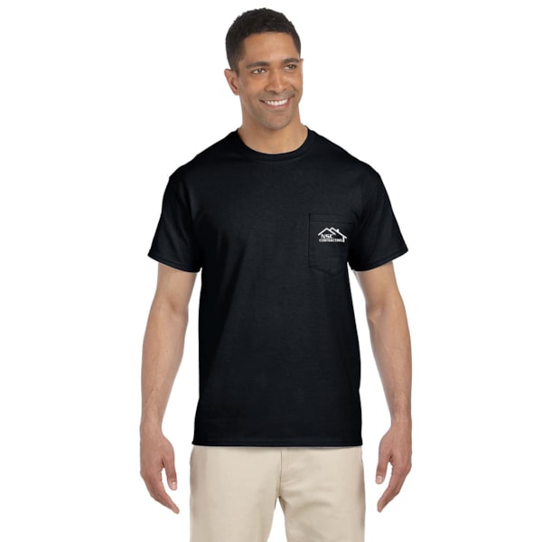 Ultra Cotton® 6 oz. Color Pocket T-Shirt, Custom Product Add Your Logo