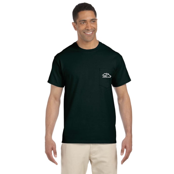Ultra Cotton® 6 oz. Color Pocket T-Shirt, Custom Product Add Your Logo