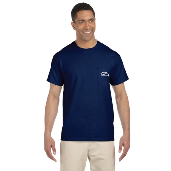 Ultra Cotton® 6 oz. Color Pocket T-Shirt, Custom Product Add Your Logo