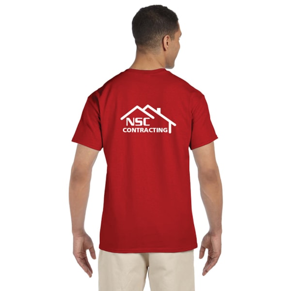 Ultra Cotton® 6 oz. Color Pocket T-Shirt, Custom Product Add Your Logo