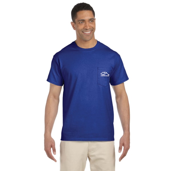 Ultra Cotton® 6 oz. Color Pocket T-Shirt, Custom Product Add Your Logo