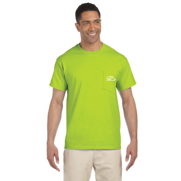 Ultra Cotton® 6 oz. Color Pocket T-Shirt, Custom Product Add Your Logo