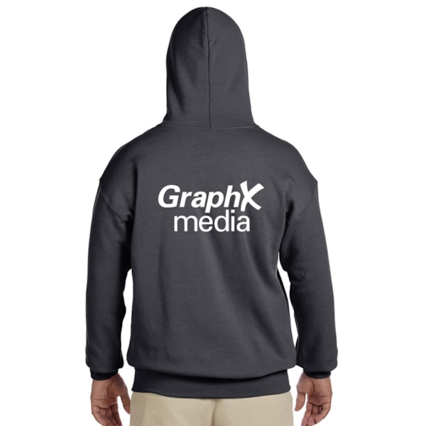 8 oz. Heavy Blend™ 50/50 Fleece Hooded Color Sweatshirt, Custom Product Add Your Logo