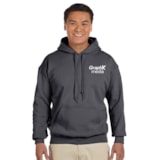 8 oz. Heavy Blend™ 50/50 Fleece Hooded Color Sweatshirt, Custom Product Add Your Logo thumbnail 4